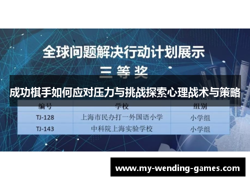 成功棋手如何应对压力与挑战探索心理战术与策略